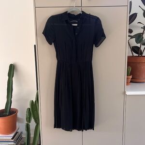 Reformation 100% Silk Black Dress - XS